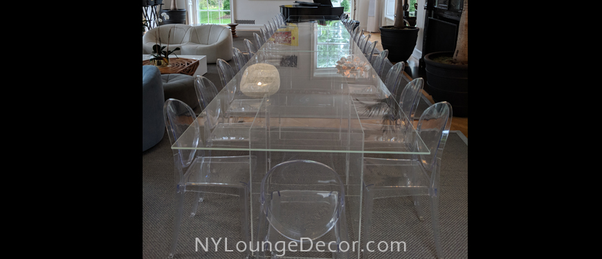 Clear tables for rent hotsell